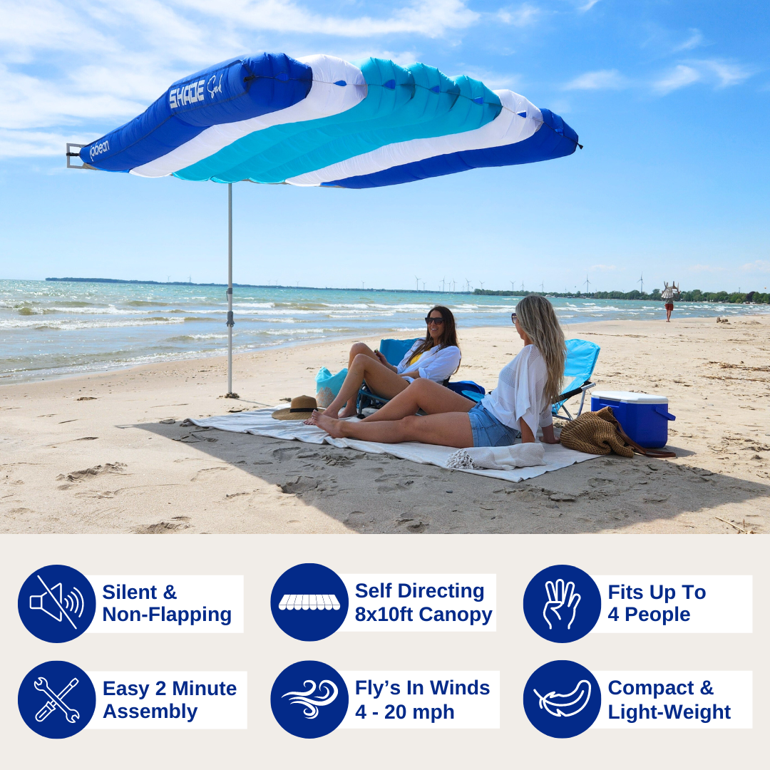 ShadeSock beach setup lifestyle image