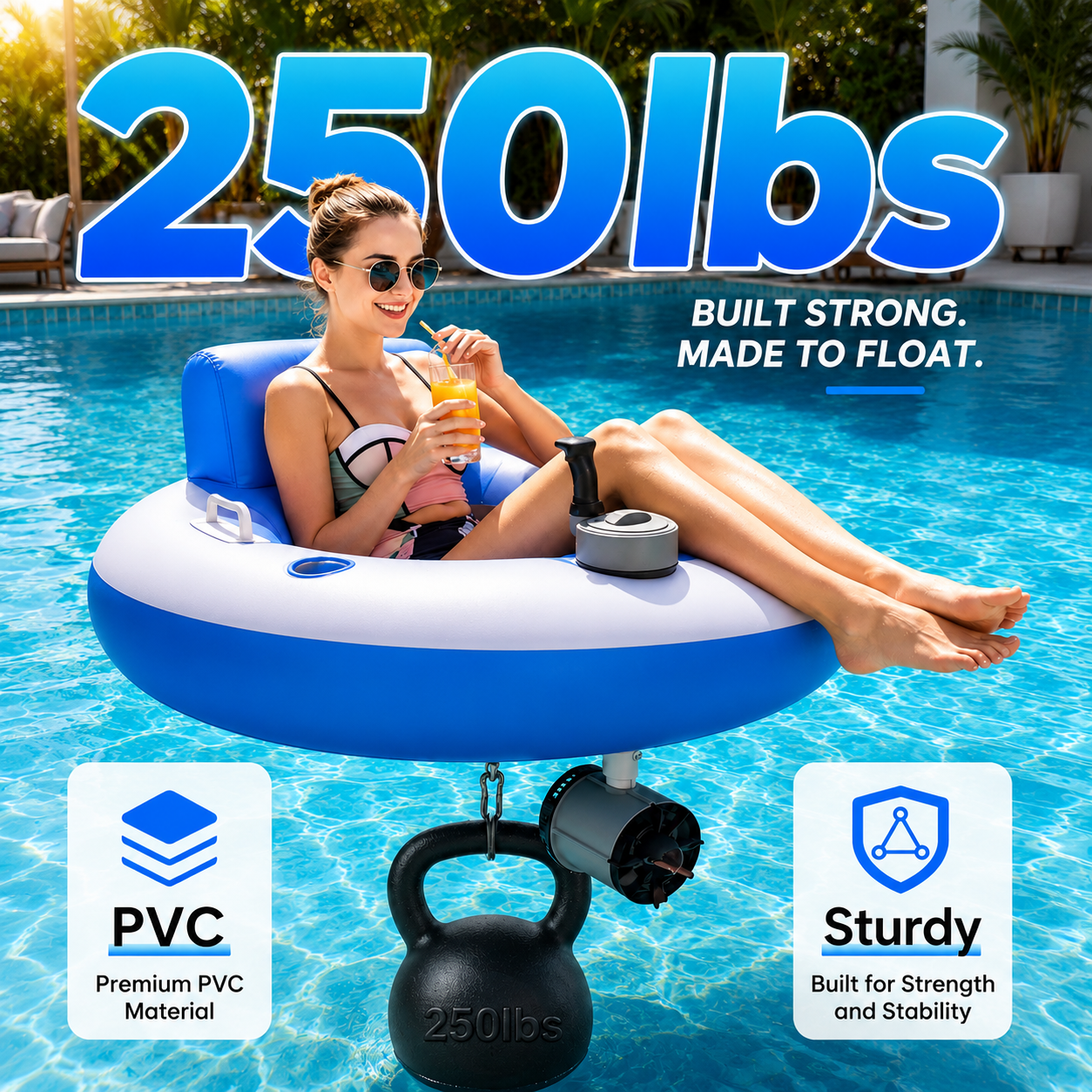 AquaCruze Motorized Pool Float