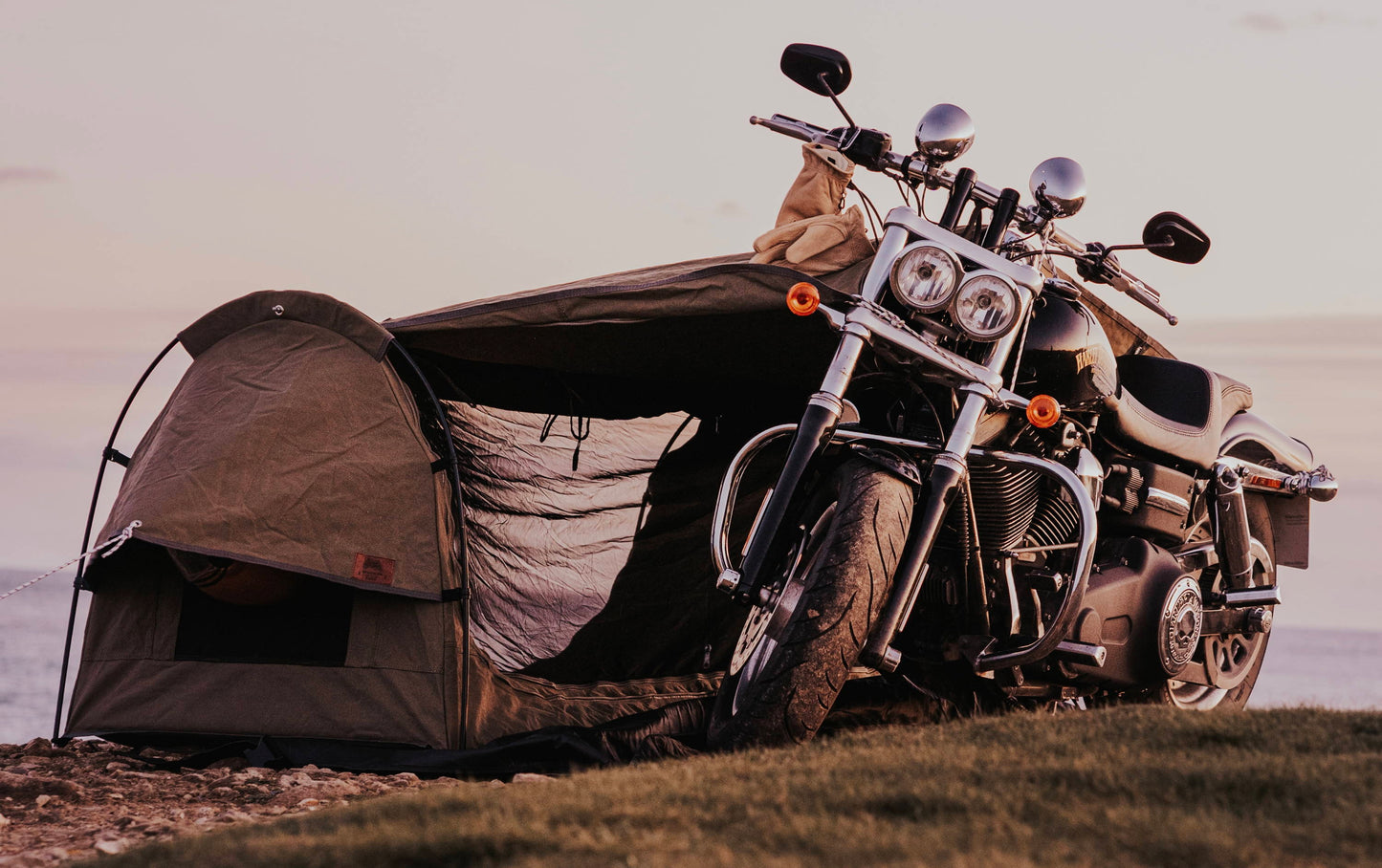 RoadNest Duo Canvas Moto Tent photo 13